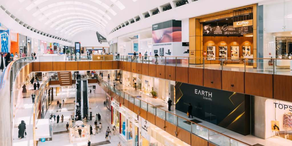 shopping mall in london