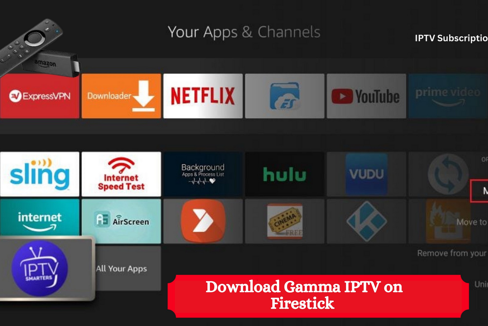 How to Download Gamma IPTV on Firestick