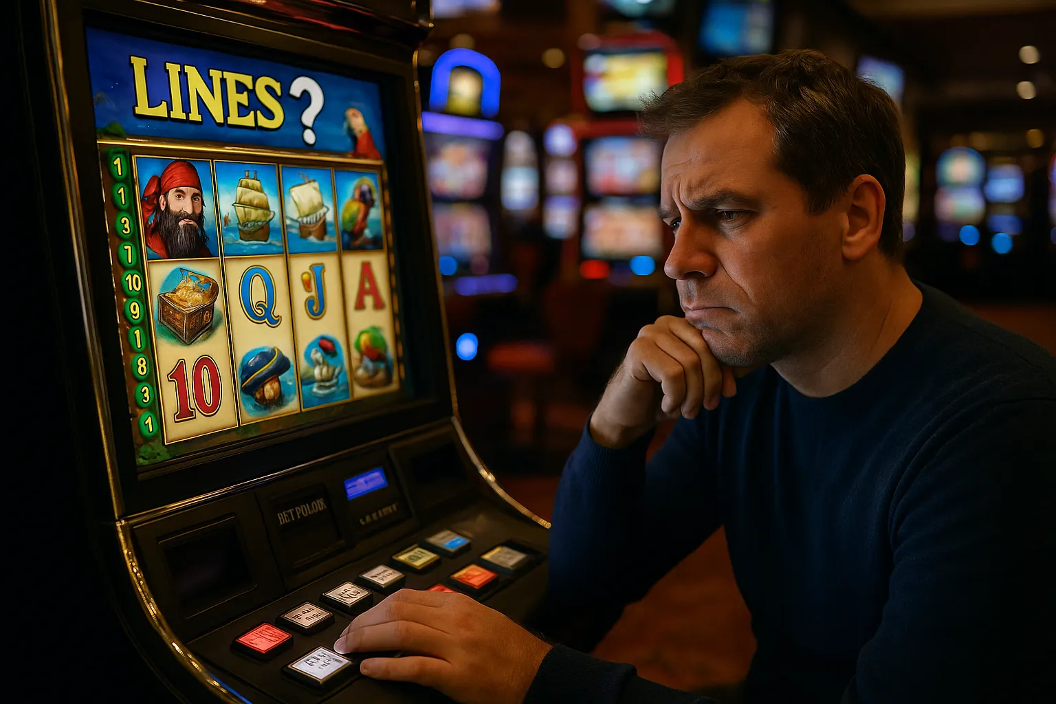 Why do theme slots limit win lines